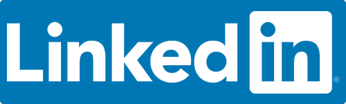 linked in logo text